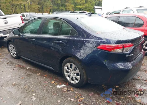 2025 Toyota Corolla Le z USA, uszkodzony, nr VIN 5YFB4MDE3SP236600